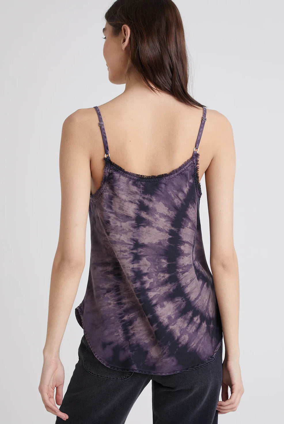 Ash Frayed Cami - Circle Tie Dye by Bella Dahl — view 3