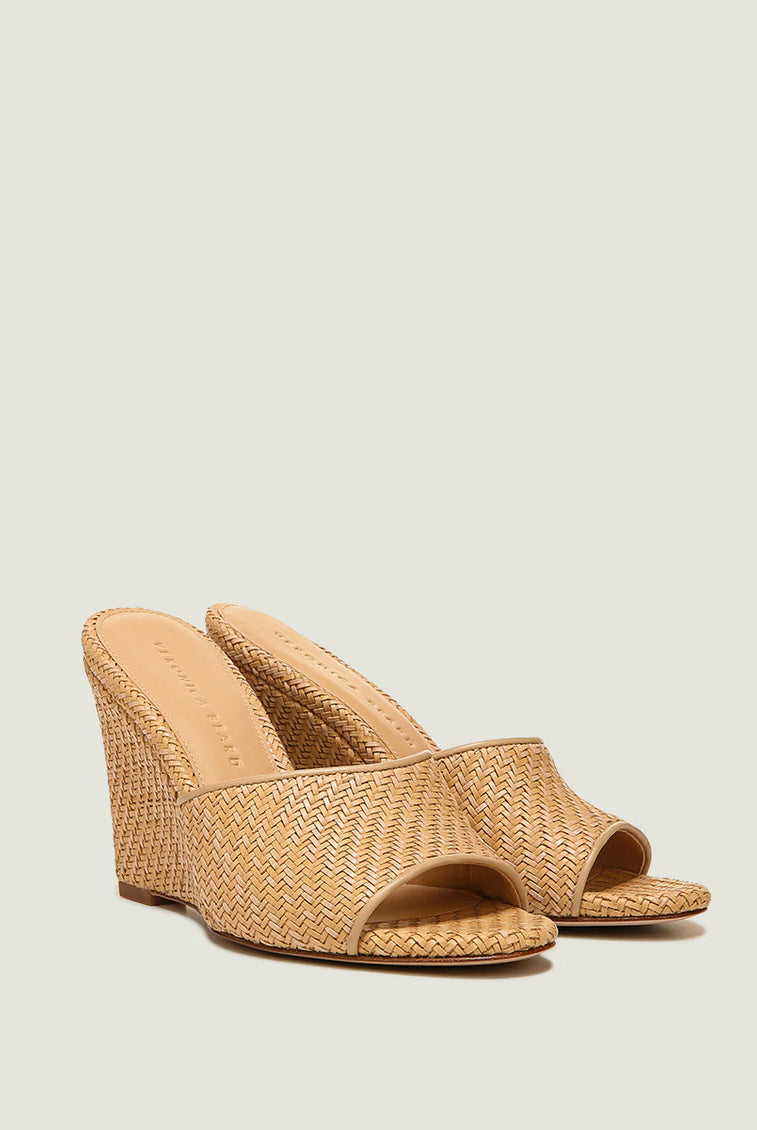 Dali Wedge Sandal - Natural by Veronica Beard — alternate view