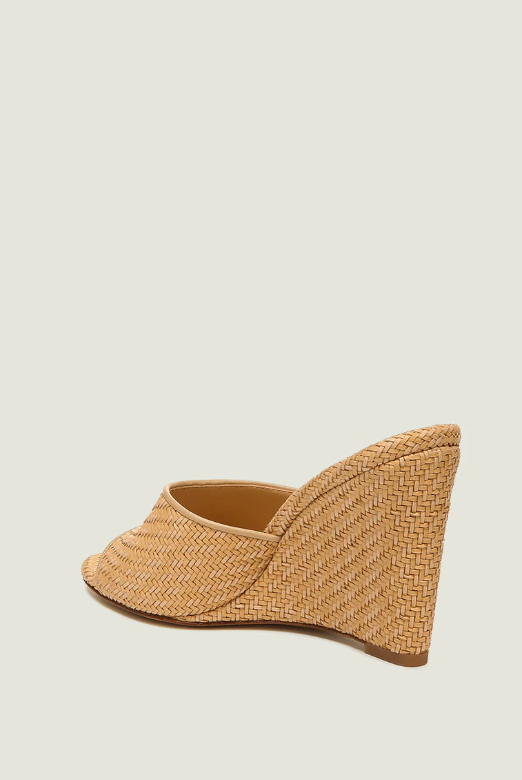 Dali Wedge Sandal - Natural by Veronica Beard — view 4