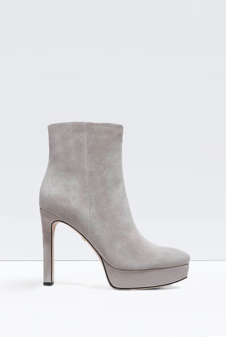 Dali Suede Platform Booties - Taupe by Veronica Beard | 25 South Boutiques
