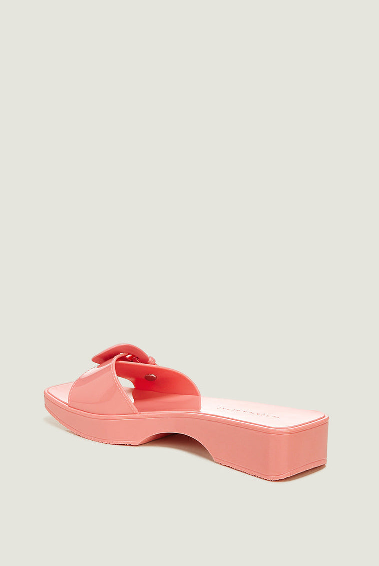 Davina Jelly Sandal - Dragonfruit by Veronica Beard — view 4