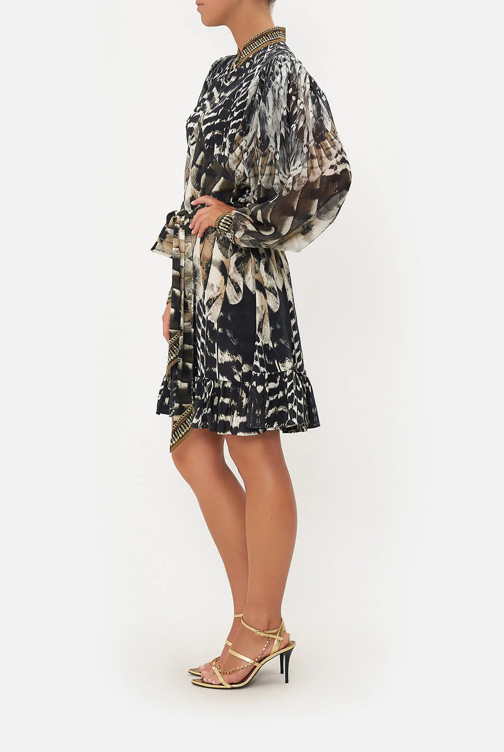 Drop Sleeve Shirt Dress - Night Owl by Camilla — view 4