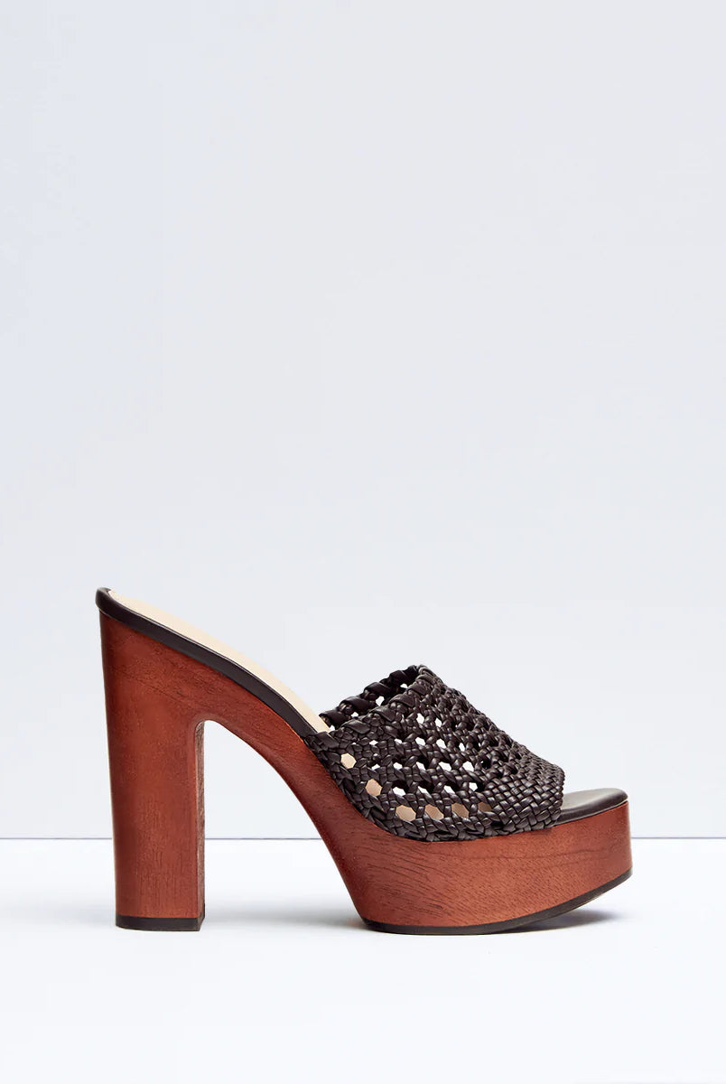 Guadalupe Clog Sandal - Espresso by Veronica Beard | 25 South Boutiques