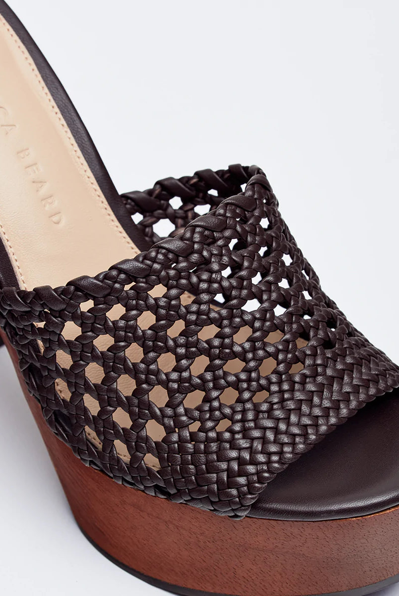 Guadalupe Clog Sandal - Espresso by Veronica Beard — alternate view