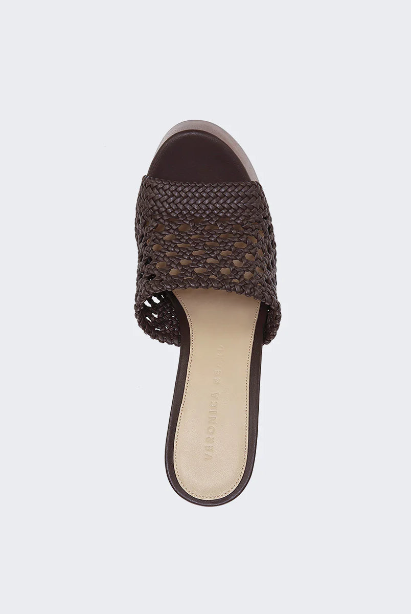 Guadalupe Clog Sandal - Espresso by Veronica Beard — view 4