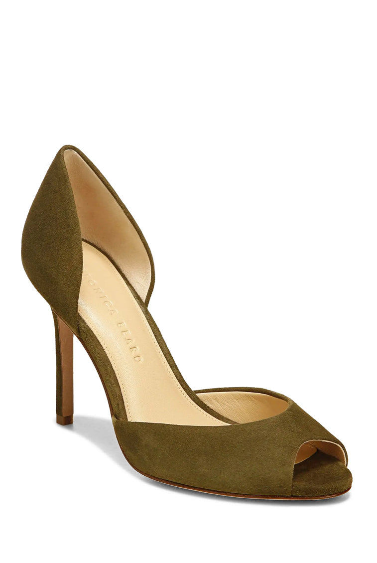 Gadot Peep Toe Pump - Military by Veronica Beard — alternate view