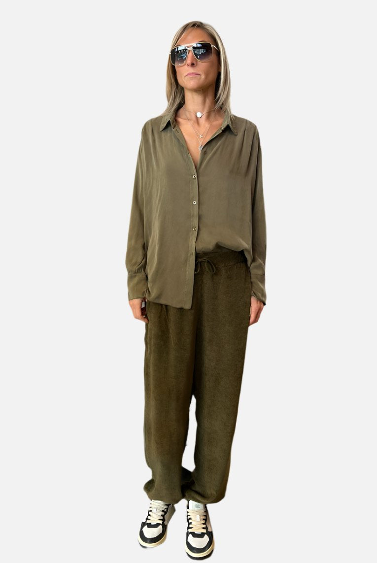 Comfort Fit Pants - Khaki by Tandem | 25 South Boutiques