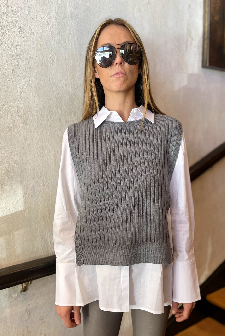 Irvin Sweater - Grey by Hana San | 25 South Boutiques