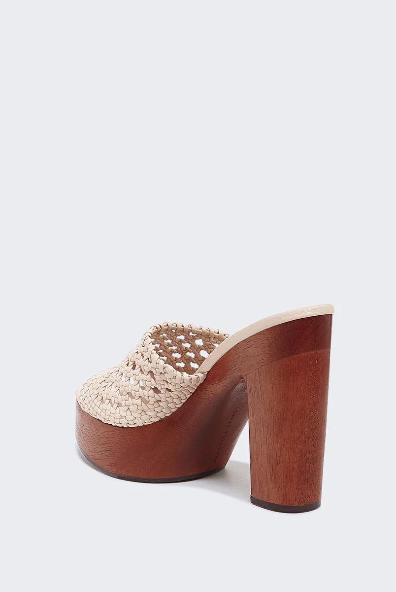 Guadalupe Clog Sandal - Shell by Veronica Beard — view 4