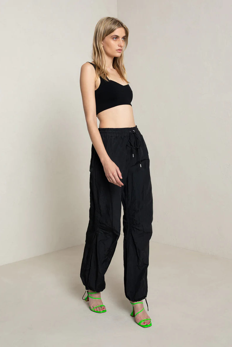 Jordana Knit Bra - Black by A.L.C — view 3