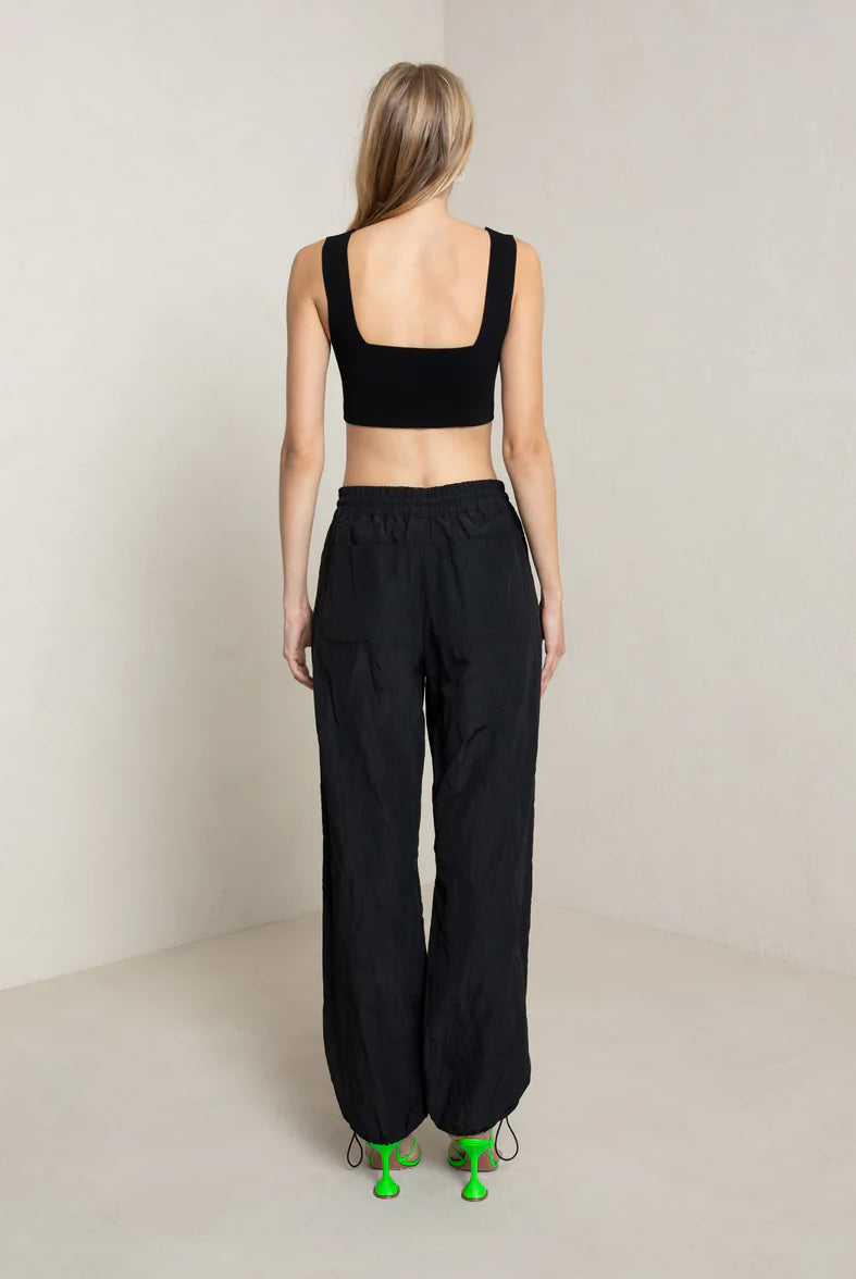 Jordana Knit Bra - Black by A.L.C — alternate view