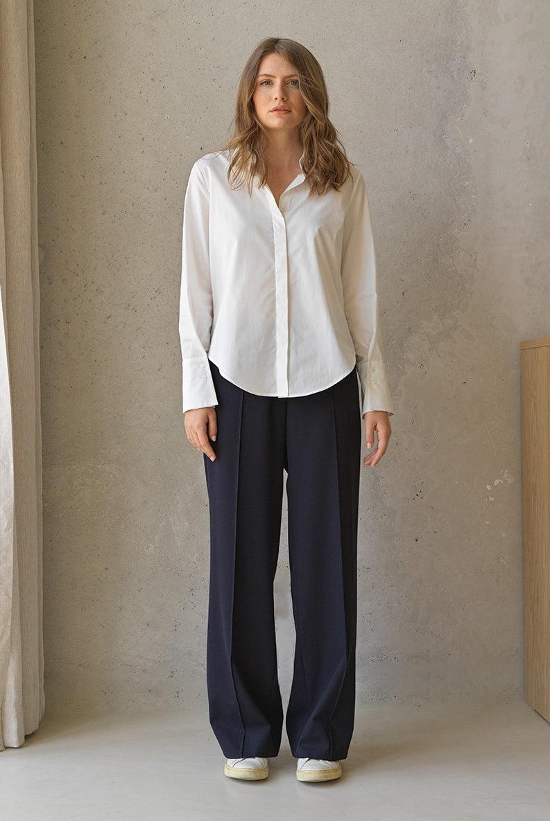 Kirstie Shirt - Optic White by Hana San — alternate view