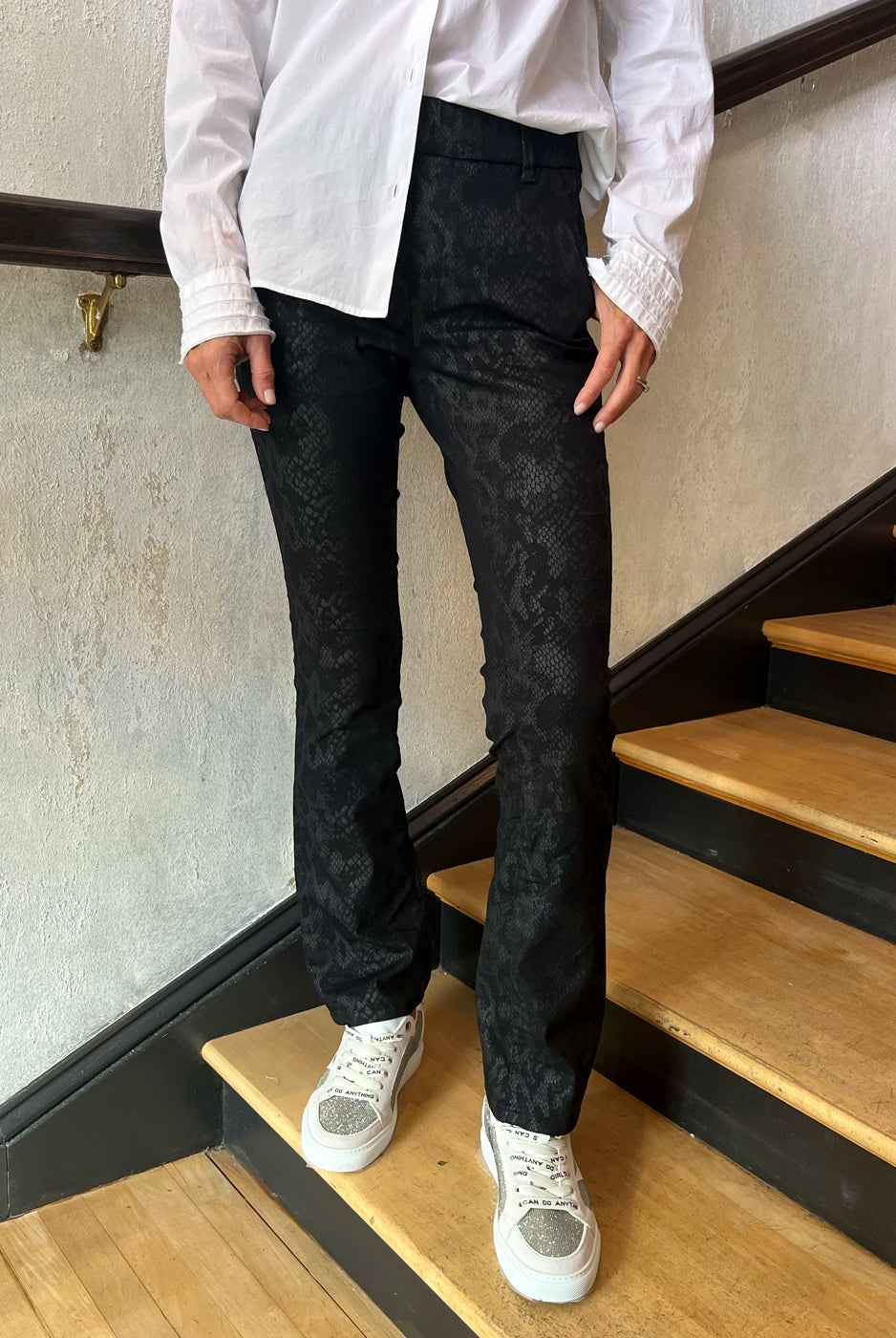 Nansi Pants - Black Python by Bevy Flog — view 4