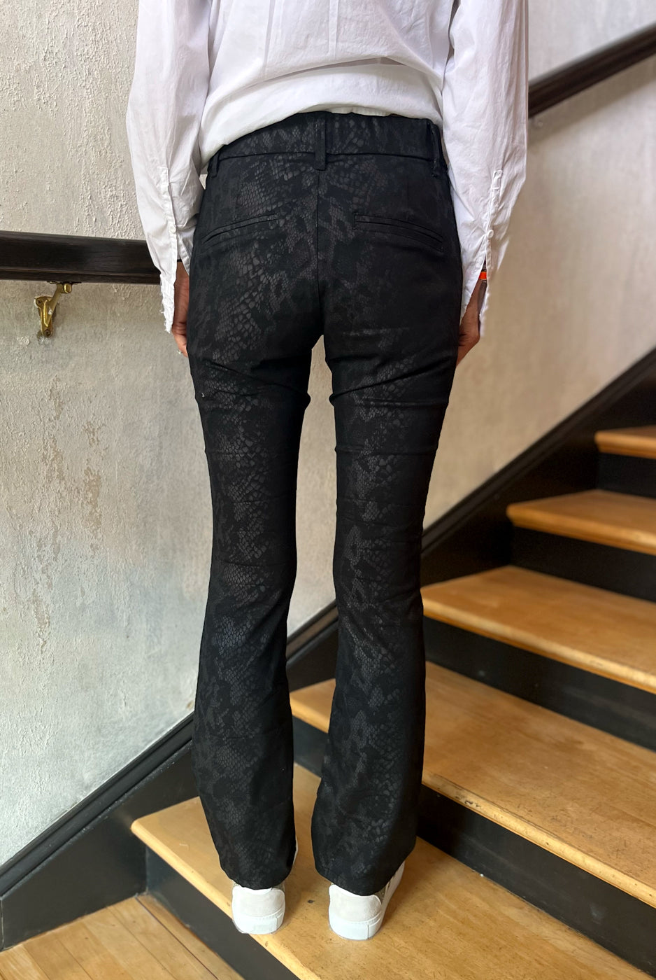 Nansi Pants - Black Python by Bevy Flog — view 5