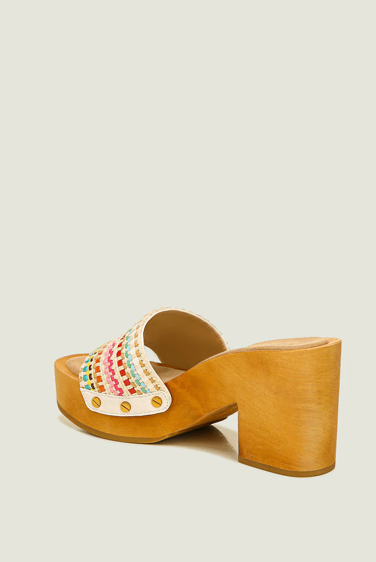 Hannalee Woven Sandal - Snow Multicolor by Veronica Beard — view 4