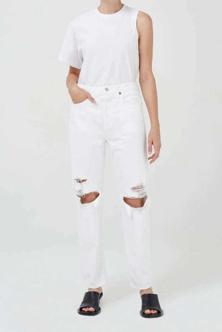 90s Mid Rise Loose Fit Jeans - Vanish
