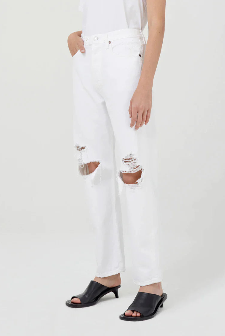 90s Mid Rise Loose Fit Jeans - Vanish
