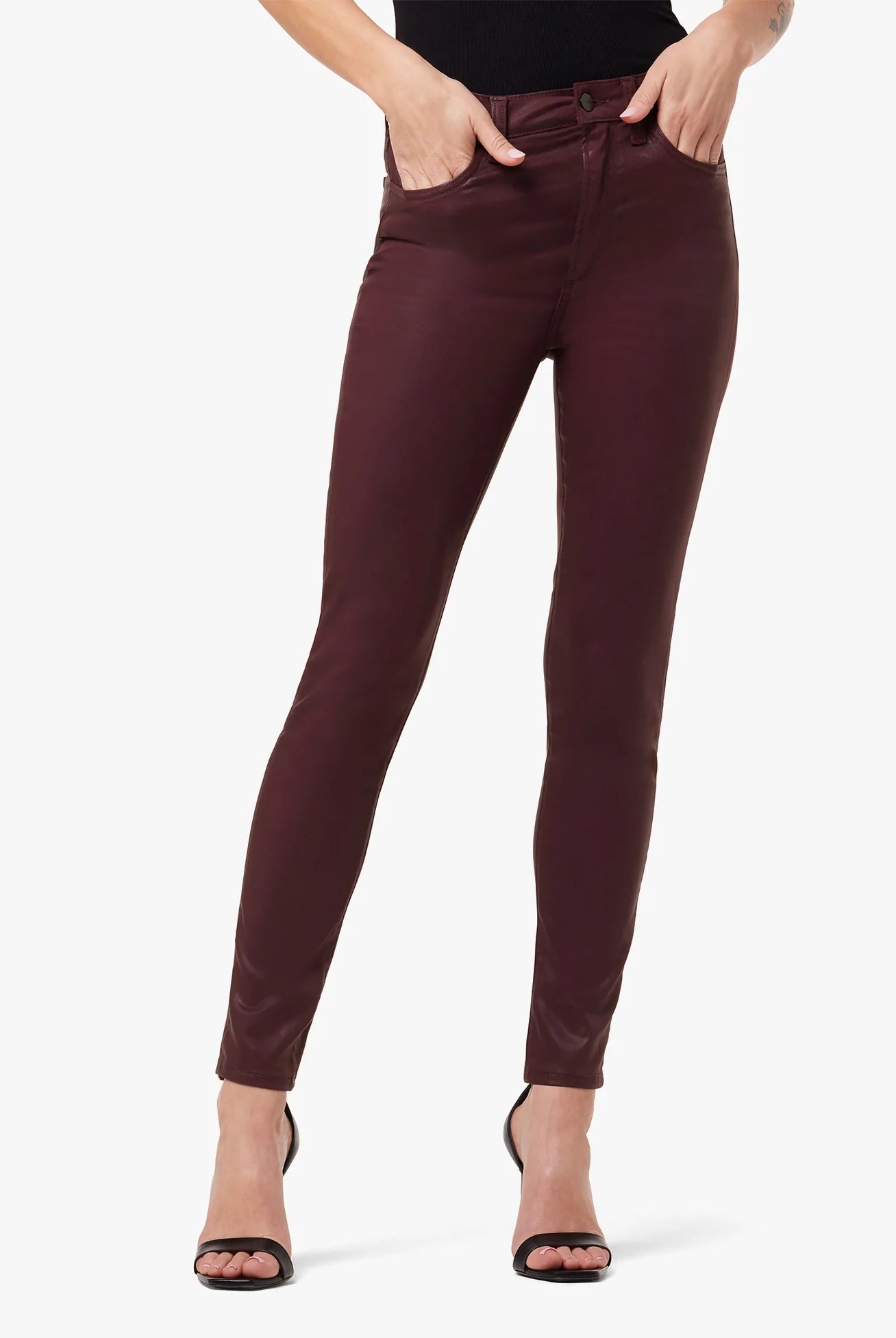 The Charlie High Rise Skinny Ankle - Vineyard by Joe's Jeans — view 3