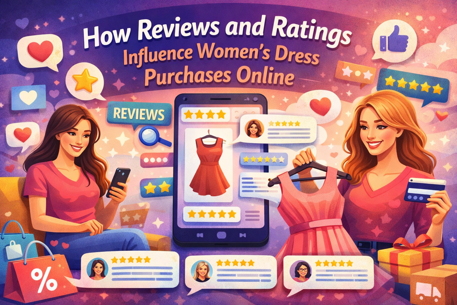 How Reviews and Ratings Influence Women’s Dress Purchases Online