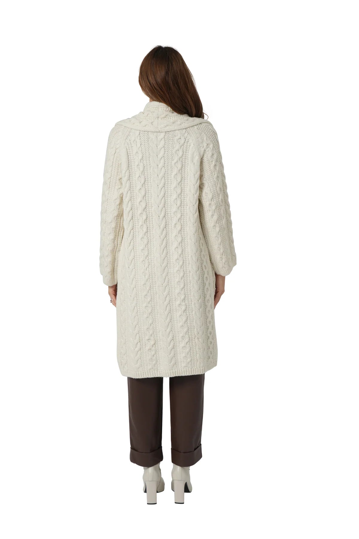 Love Token Trevor Cardigan - Ivory, view 3