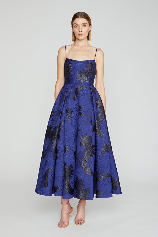 ml monique lhuillier nicolette midi dress ML Monique Lhuillier Nicolette Midi Dress