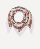 Liberty London Tropical Tree of Life Silk Scarf 90 - Pink, view 3