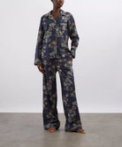 Liberty London Long Relaxed Pyjama Set - Kanazawa Lake