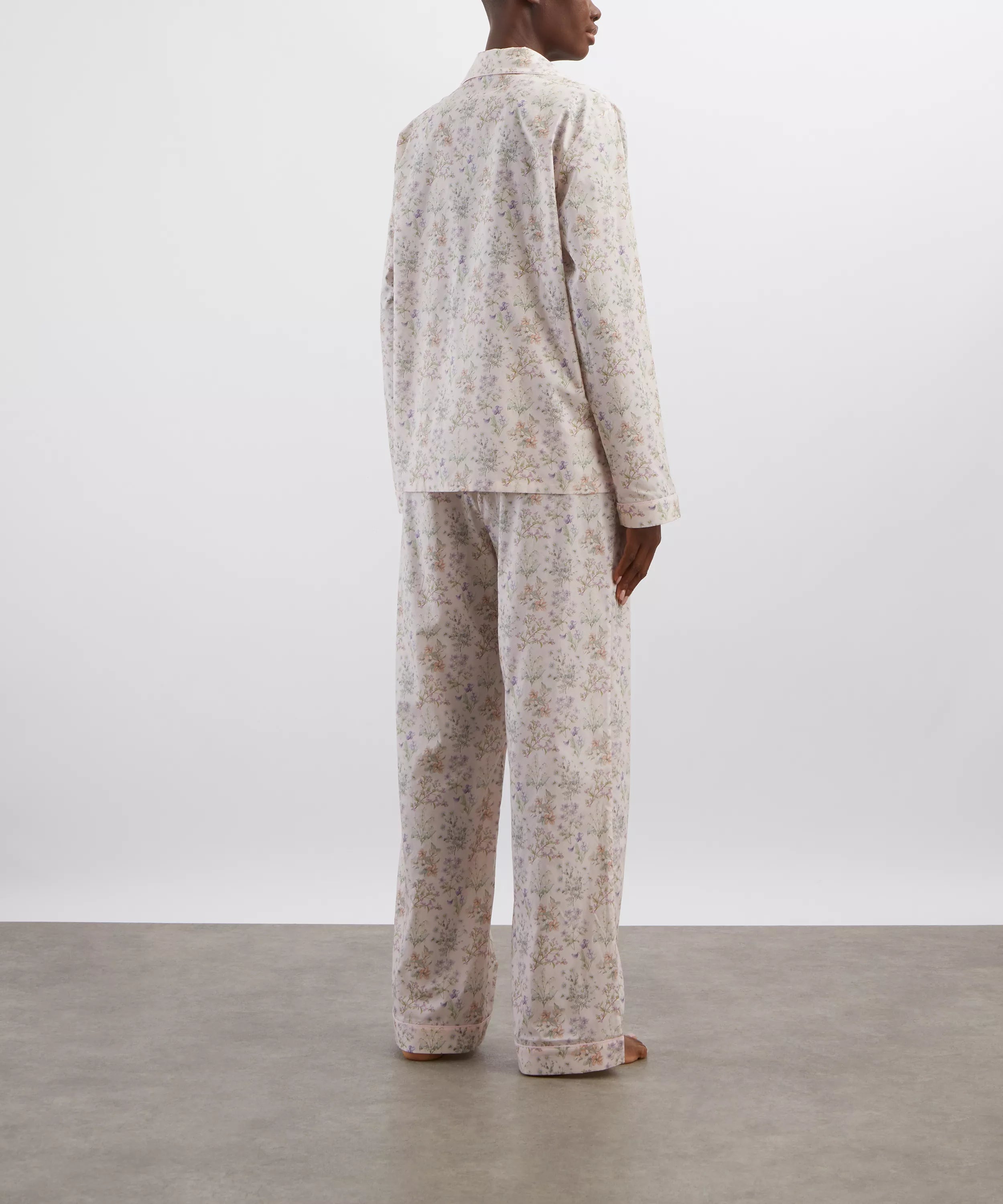 Liberty London Long Relaxed Pyjama Set - Floral Remedy, view 3
