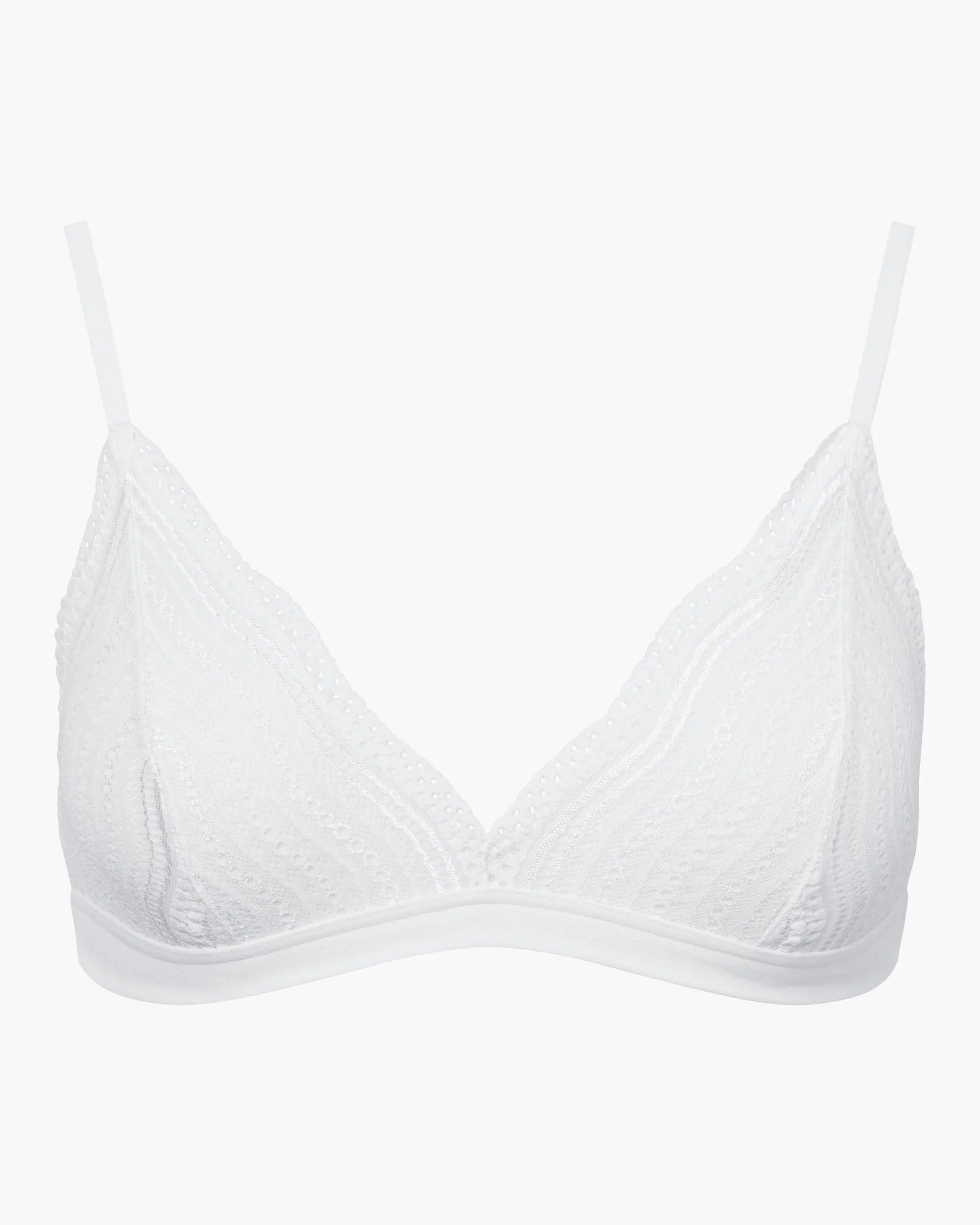 Cosabella Dolce Bralette - White, view 3