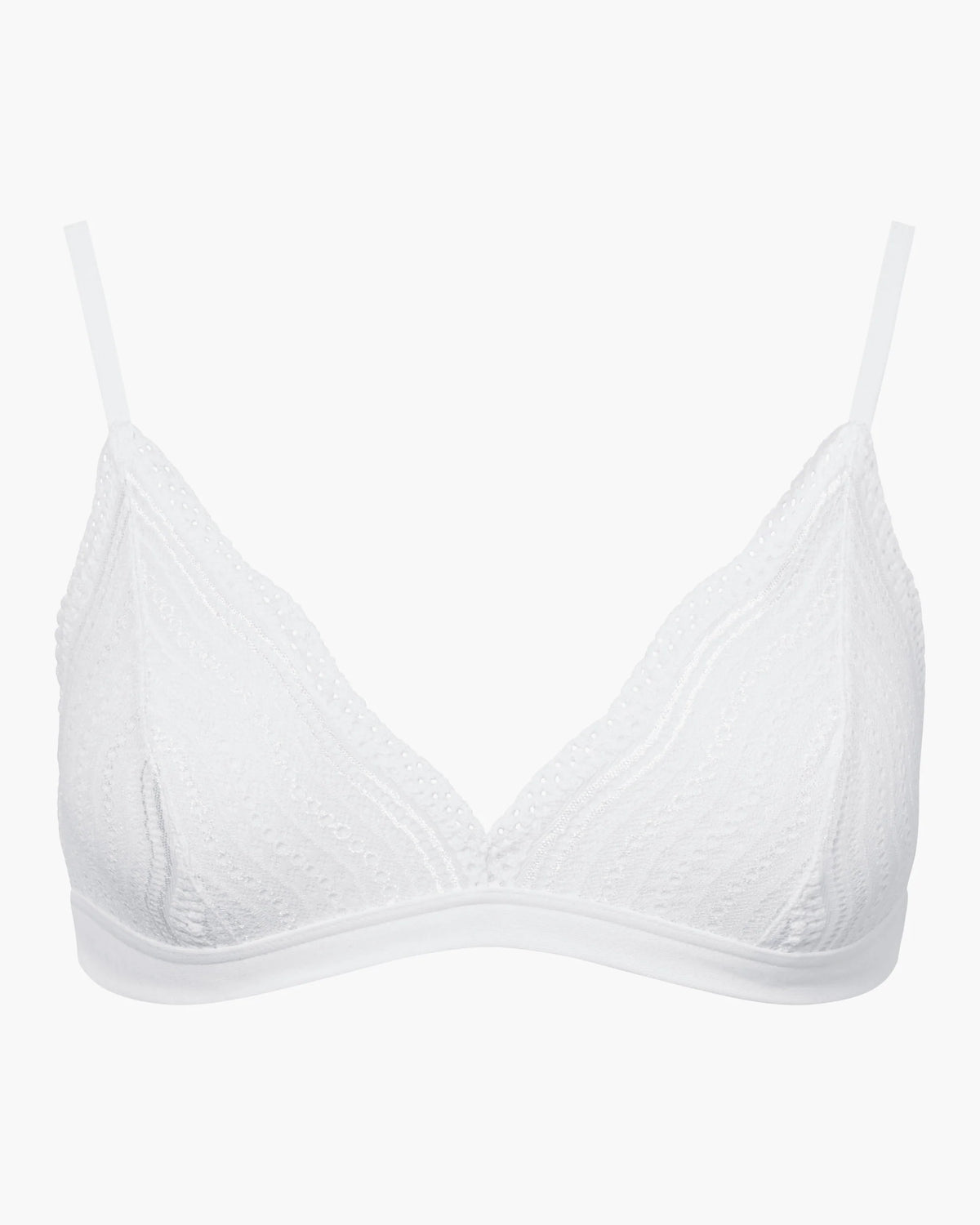 Cosabella Dolce Bralette - White, view 3