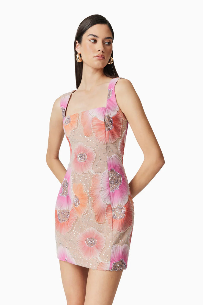 brittany floral midi dress in pink Brittany Maxi Dress