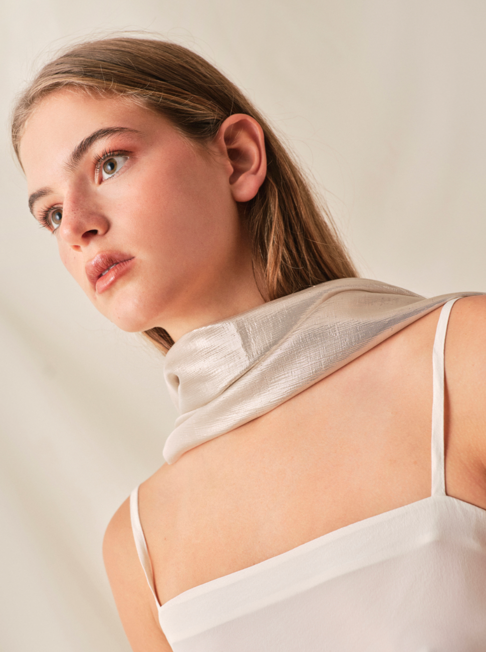 Maison Lurex Grace Stole - April Moon