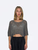 Crop Knit Tunic - Grey Old Dye