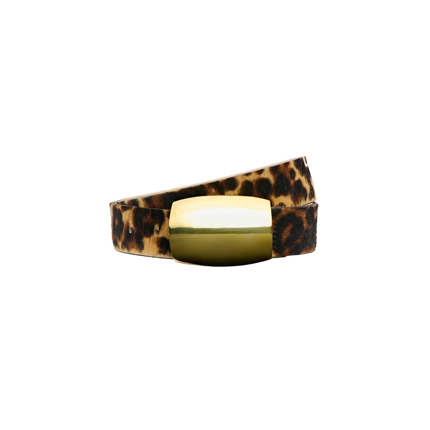 L'AGENCE Milou Belt - Leopard Calfhair