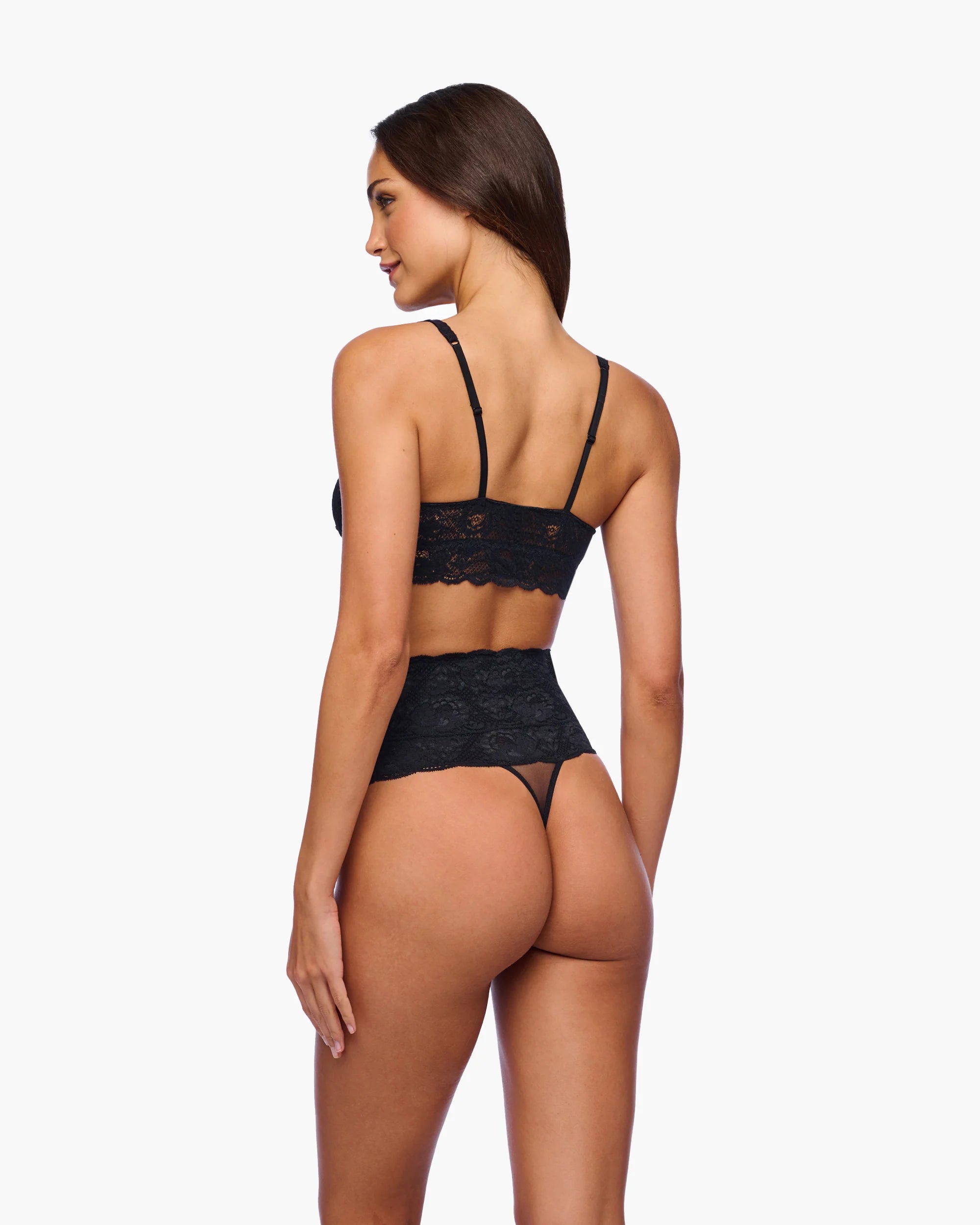 Cosabella Never Say Never Sweetie Bralette - Black, view 2