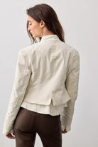 Cloud Nine Ruffle Band Jacket - Tea Combo by Free People — view 3