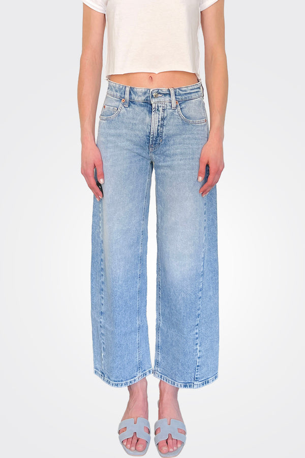 Cambio Broek met elastische band, model 'Cameron' in zand online kopen Cambio Broek met elastische band, model 'Cameron' in zand online kopen