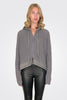 Contrast Zip Hoodie - Dark Grey