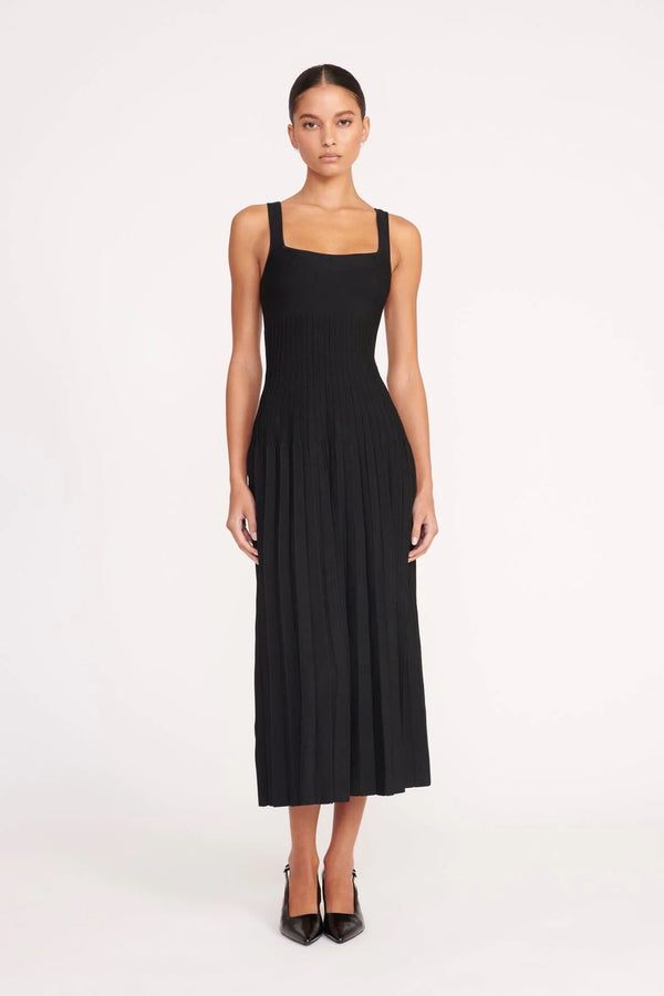 staud ilana maxi dress Staud Ilana Dress Poinsettia Red by Staud