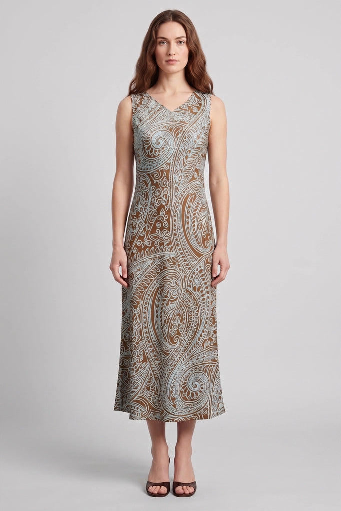 Paisley Midi Dress
