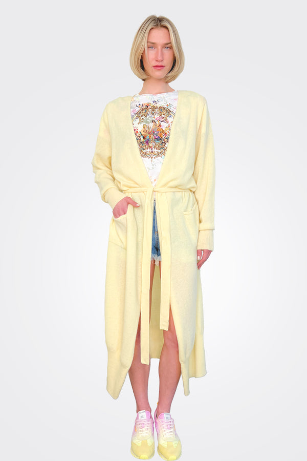 Honolulu Long Cardigan - Angel Biege