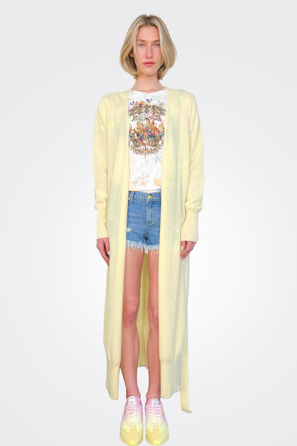 Honolulu Long Cardigan - Angel Biege