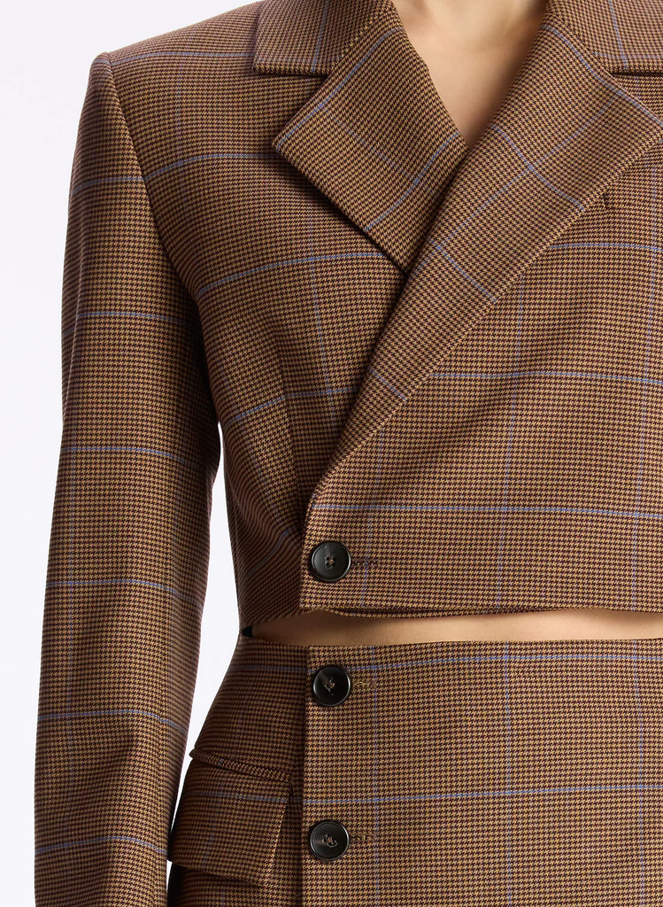 Millie Cut Out Blazer Dress - Chestnut Multi 25 South Boutiques Millie Cut Out Blazer Dress - Chestnut Multi 25 South Boutiques