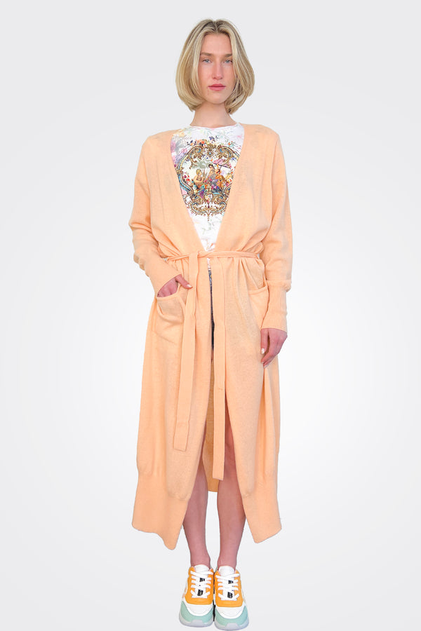 Honolulu Long Cardigan - Angel Biege