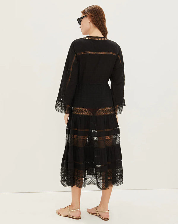 Patsy Linen Dress - Black