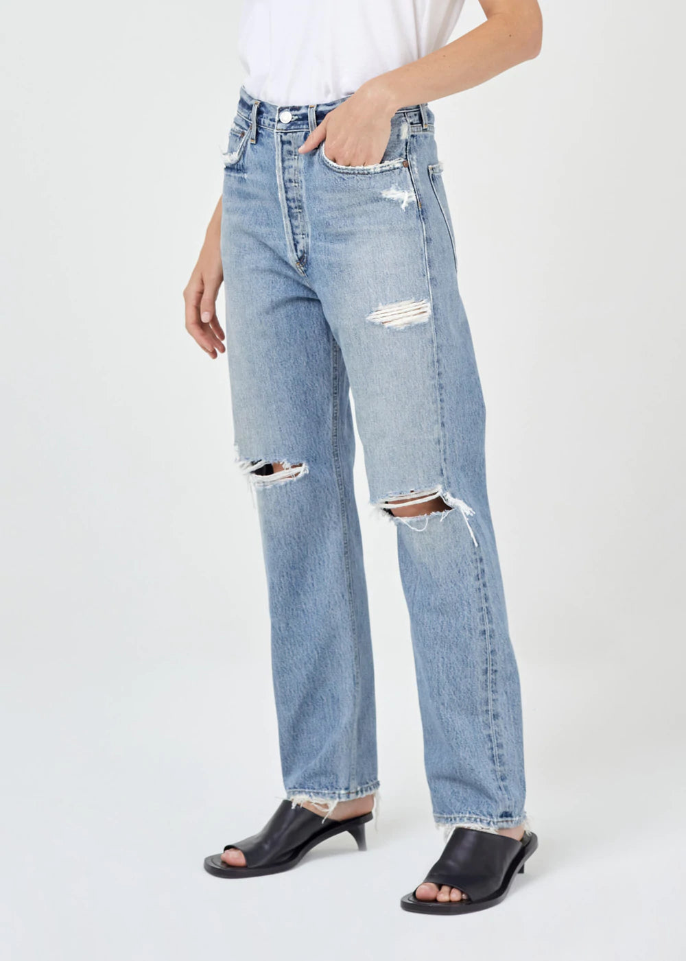 90s Mid Rise Loose Fit - Fall Out