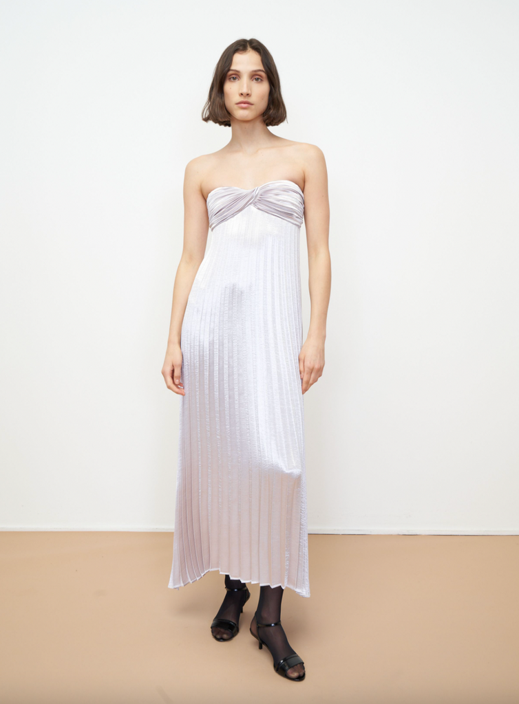 lam pleated dress rebecca taylor Lam Pleated Dress