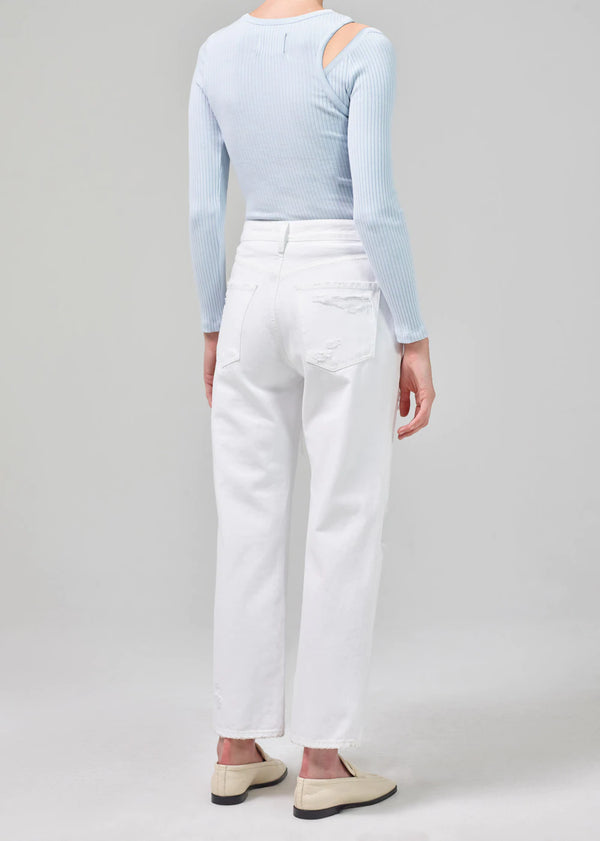 Emery Crop Relaxed Straight - Heatwave