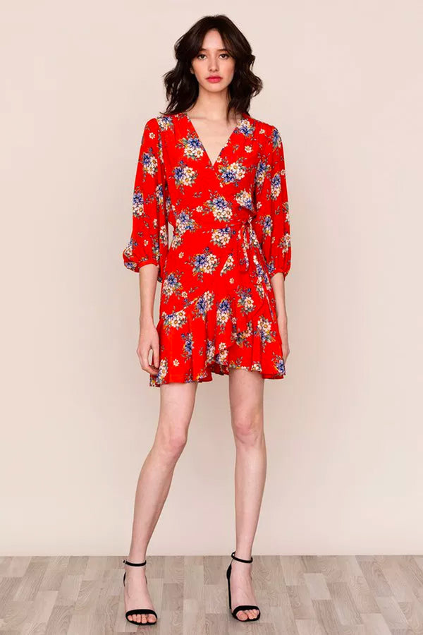 Liz Romper - Blue Floral
