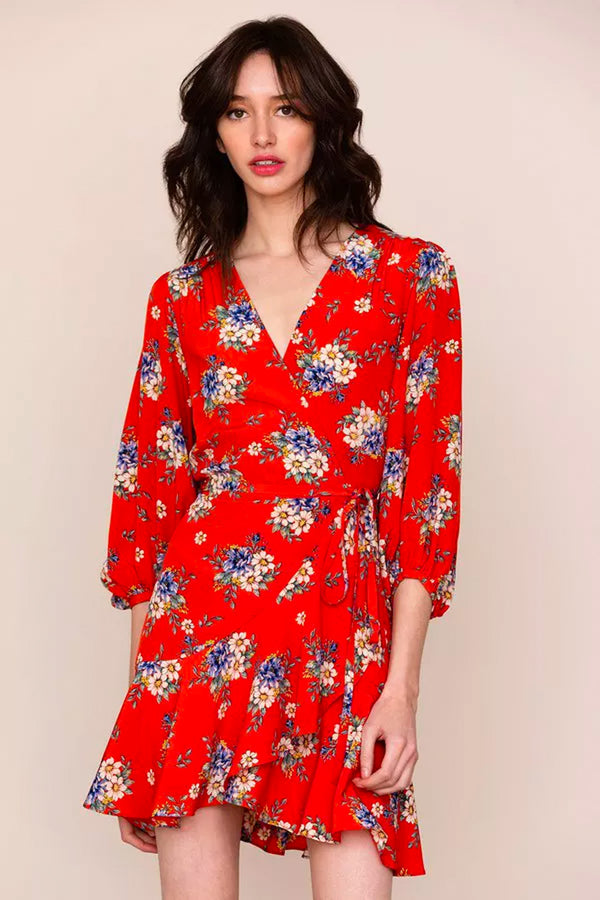 Liz Romper - Blue Floral
